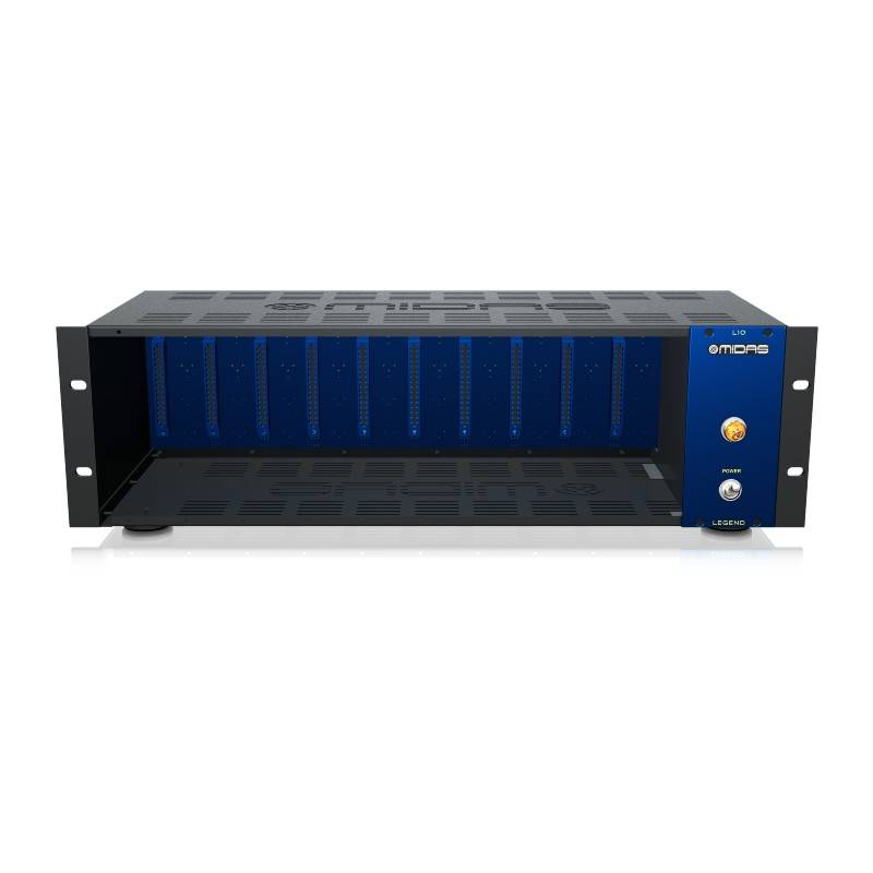 500 Module Rack Audio MIDAS L10 500 Series Rackmount Chassis for 10 Modules with Advanced ...
