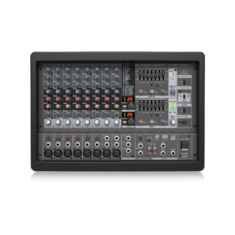 Behringer PMP1680S Channel Powered Mixer with Dual MultiFX Processor
