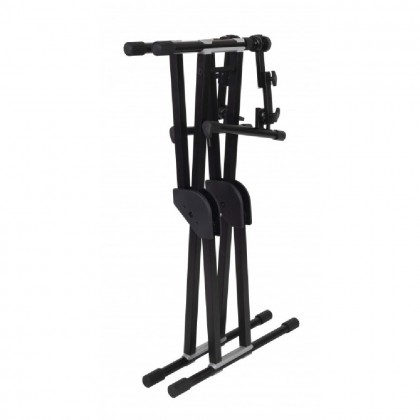 PROEL DHKS52 (DHKS-52) Double braced heavy duty and sturdy construction keyboard stand with second tier support