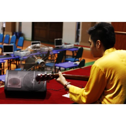 PA System for 6 Badminton Courts sized University Hall
