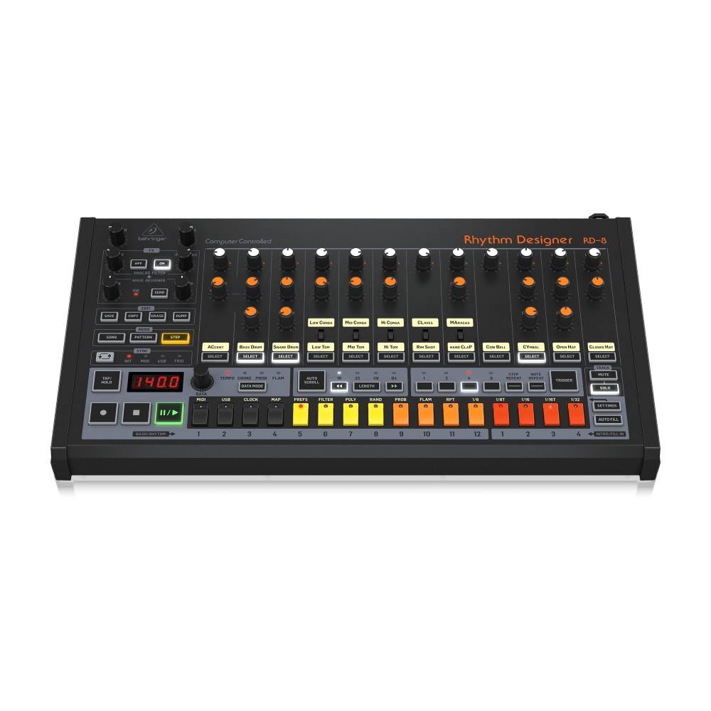 BEHRINGER RHYTHM DESIGNER RD-8 MKII Classic Analog Drum Machine 