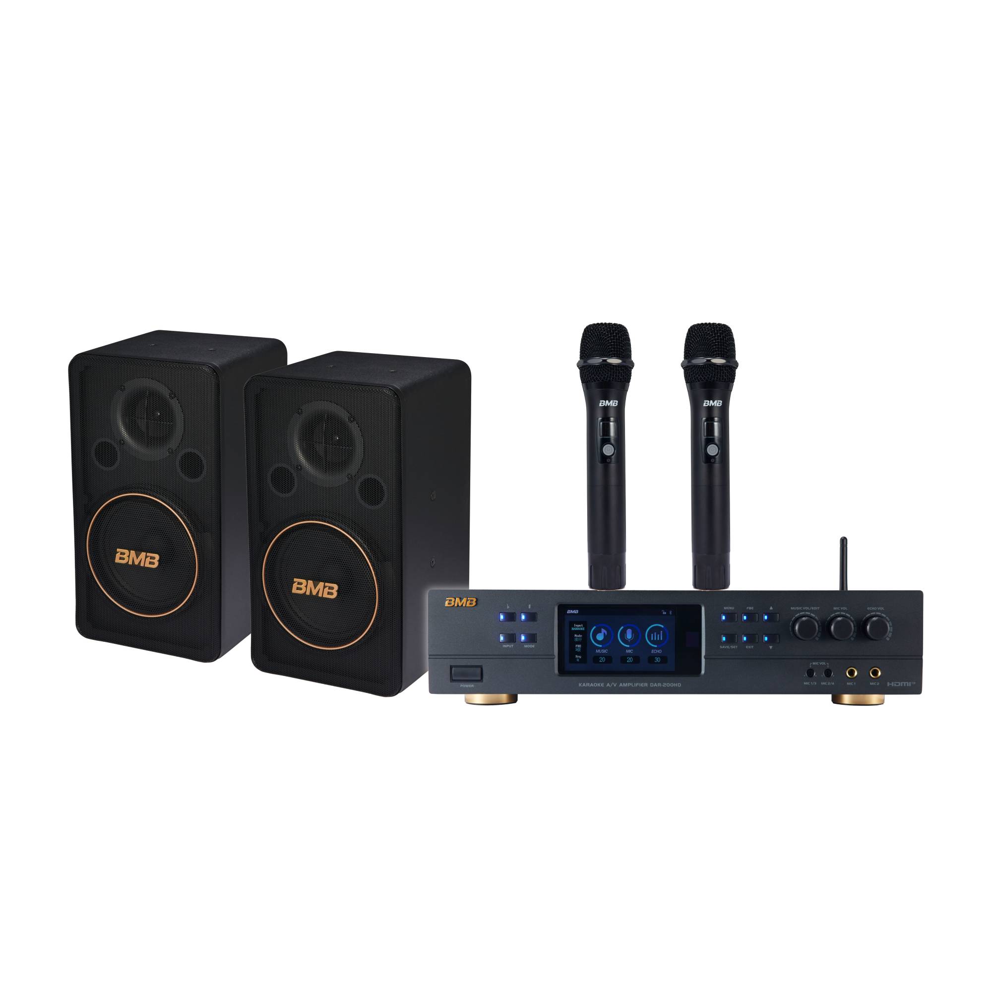 Karaoke System Amplifier With Speaker And Mic BMB PACKAGE CSJ 06