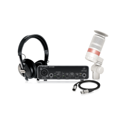 Behringer STUDIO PLUS 2 Recording Bundle with USB Audio Interface ...
