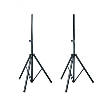 PROEL FRE180KITV2 Pair Of Speaker Stands, Made Of Steel, Black, Comes With Nylon Carrying Bag