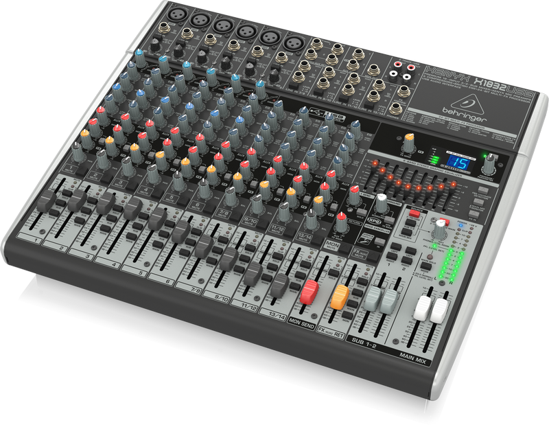 BEHRINGER XENYX X1832USB 18Input Mixer with USB Audio Interface, 24
