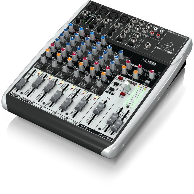 BEHRINGER XENYX Q1204USB Premium 12Input 2/2Bus Mixer with XENYX Mic