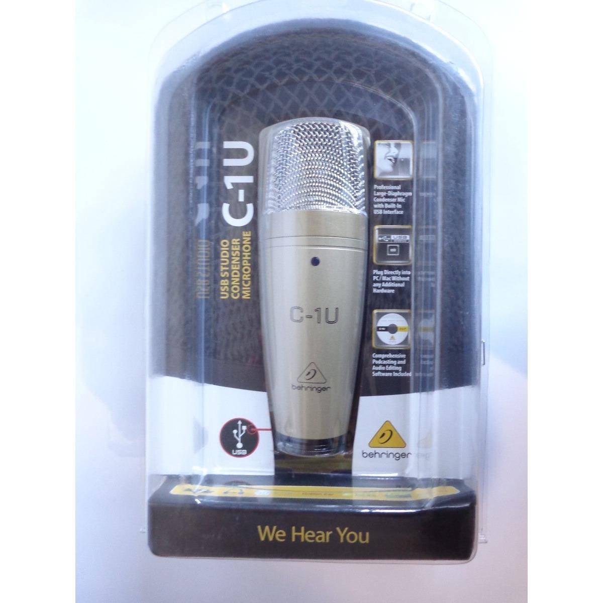 BEHRINGER C1U USB Studio Condenser Microphone