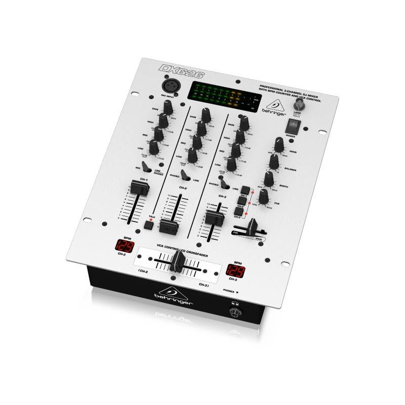 BEHRINGER DX626 Professional 3Channel DJ Mixer with BPM Counter and