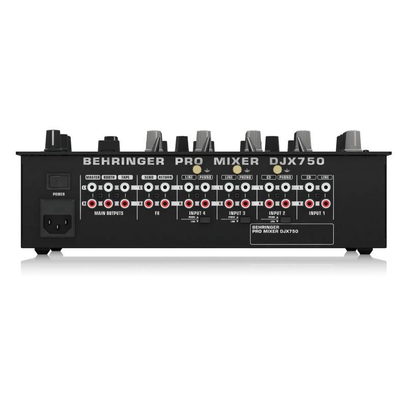 BEHRINGER DJX750 Professional 5Channel DJ Mixer with Advanced Digital