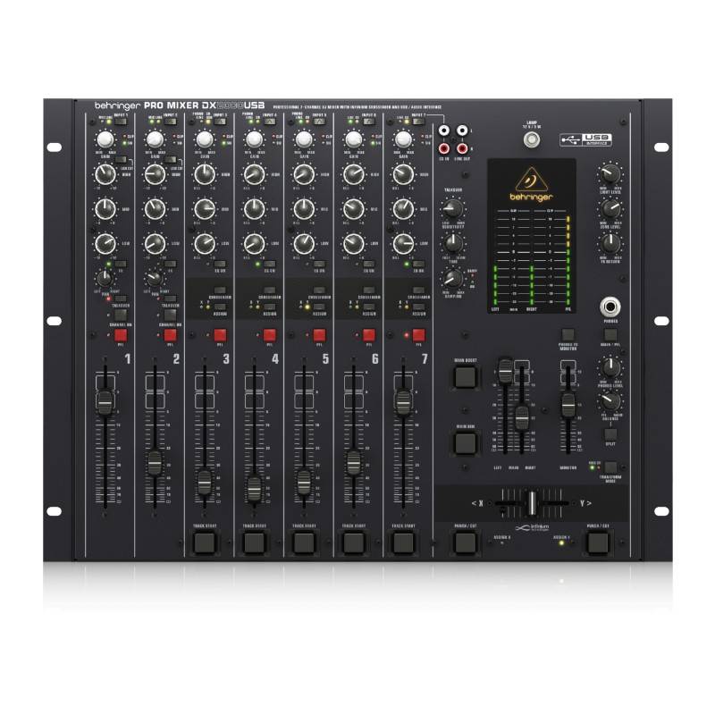 BEHRINGER DX2000USB Professional 7Channel DJ Mixer with infinium