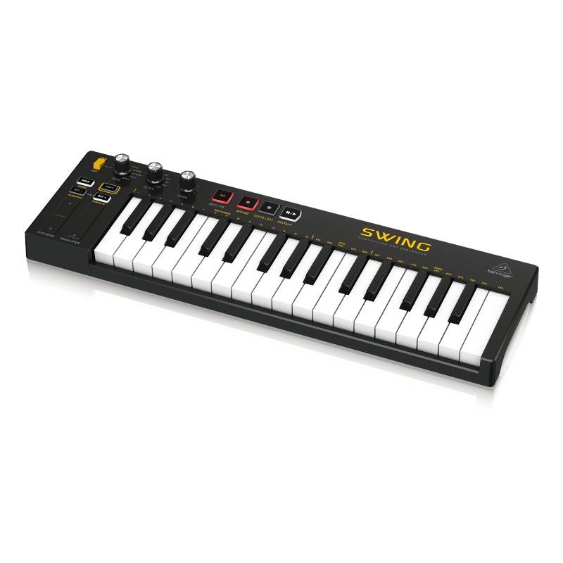 BEHRINGER SWING 32Key USB MIDI Controller Keyboard with 64 Step Polyphonic Sequencing, Chord