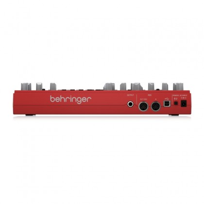 BEHRINGER TD-3-RD Analog Bass Line Synthesizer with VCO, VCF, 16-Step Sequencer, Distortion Effects and 16-Voice Poly Chain