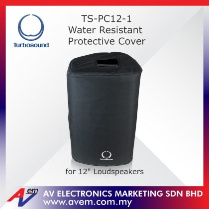 TURBOSOUND TS-PC12-1 Deluxe Water Resistant Protective Cover for 12" Loudspeakers, including iQ12 and iX12