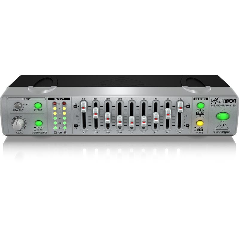BEHRINGER MINIFBQ FBQ800 9Band Graphic Equalizer with