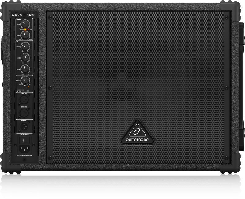 BEHRINGER EUROLIVE F1220D Active BiAmped 250Watt Monitor Speaker